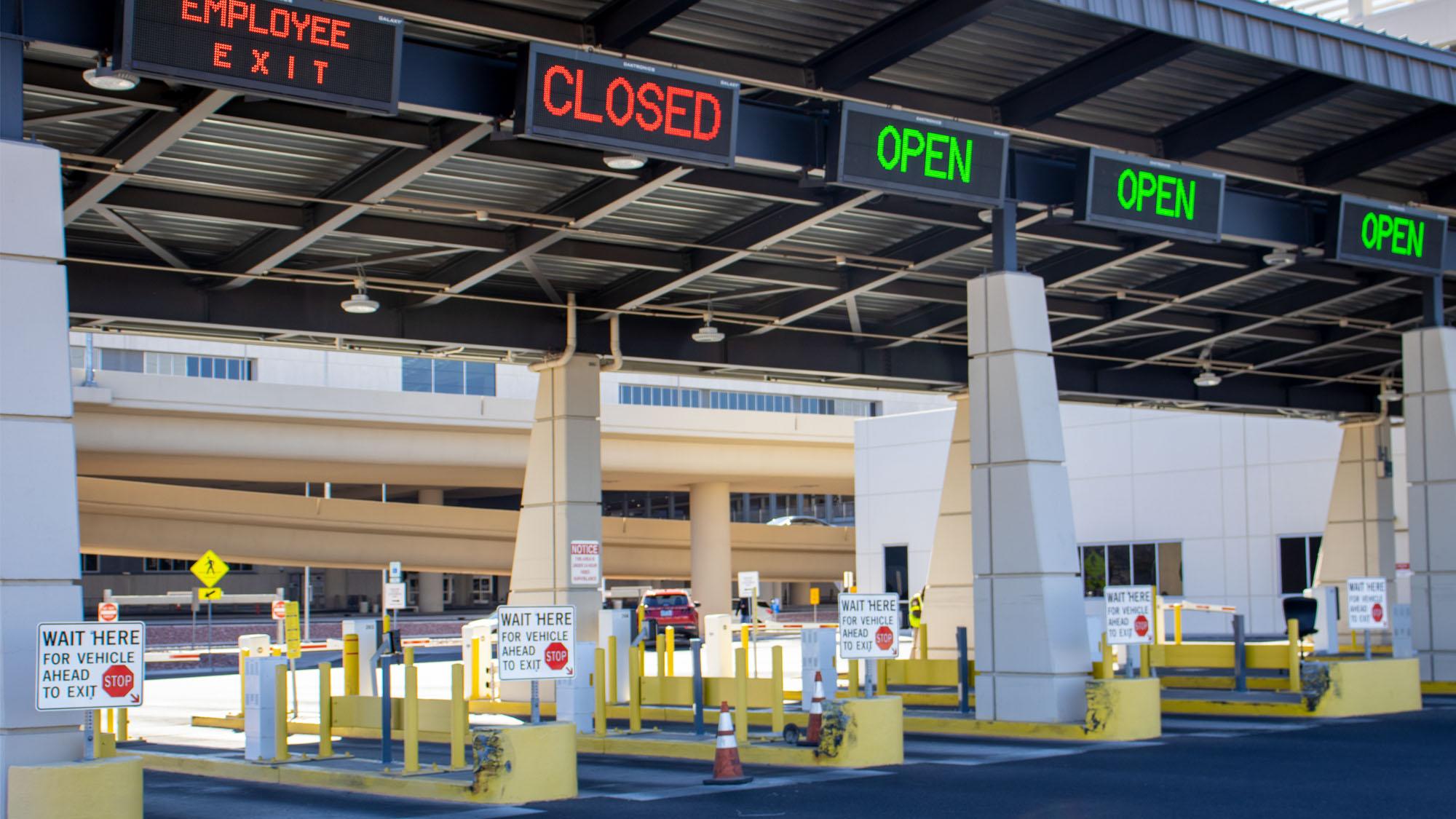 Survision LPR cameras on Harry Reid Las Vegas International Airport